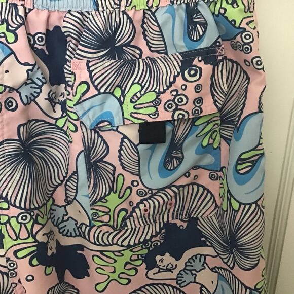 Vineyard Vines Mens Swim Trunks Size Large Mermaid Print - Picture 3 of 7